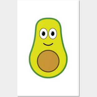 Happy Avocado Posters and Art